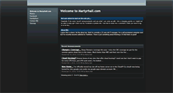 Desktop Screenshot of martyrhall.com